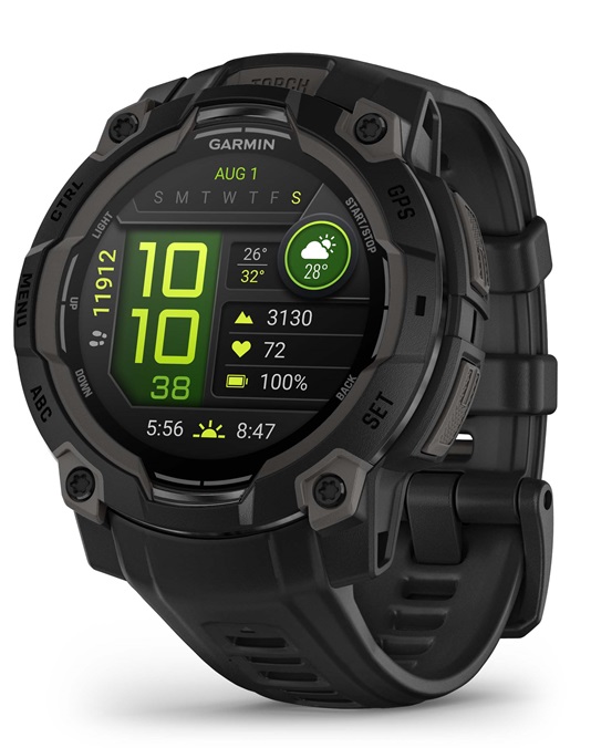 GARMIN Instinct 3 Amoled - 45 mm (inkl. USB-A Adapter)