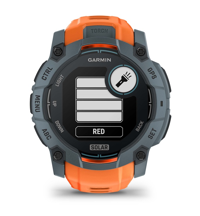 GARMIN Instinct 3 Solar - 50 mm Twilight - Solstice (inkl. USB-A Adapter)