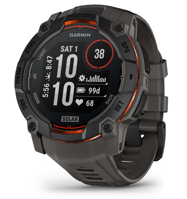 GARMIN Instinct 3 Solar - 50 mm (inkl. USB-A Adapter)