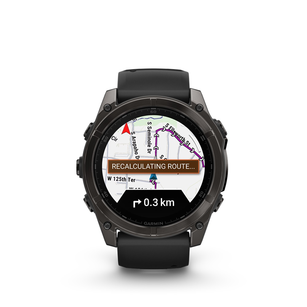 GARMIN Fenix 8 AMOLED Sapphire 51 mm Schwarz (inkl. USB-A Adapter & Sonnenbrille²)