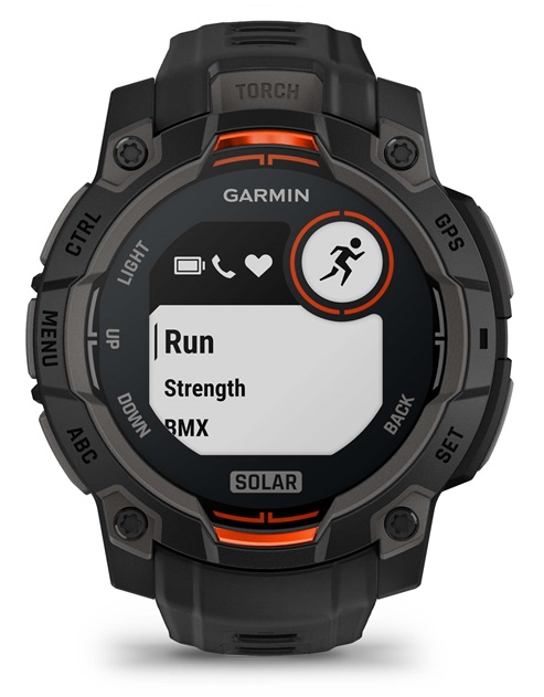 GARMIN Instinct 3 Solar - 45 mm (inkl. USB-A Adapter)