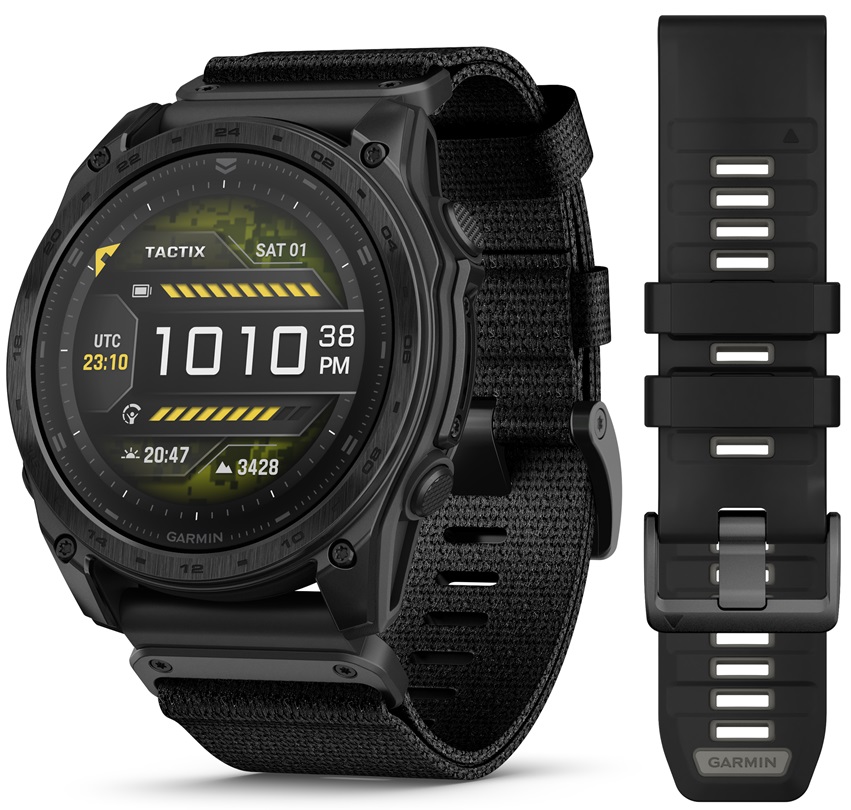 GARMIN Tactix 8 AMOLED Sapphire - 51 mm Schwarz/Titan DLC (inkl. USB-A Adapter)