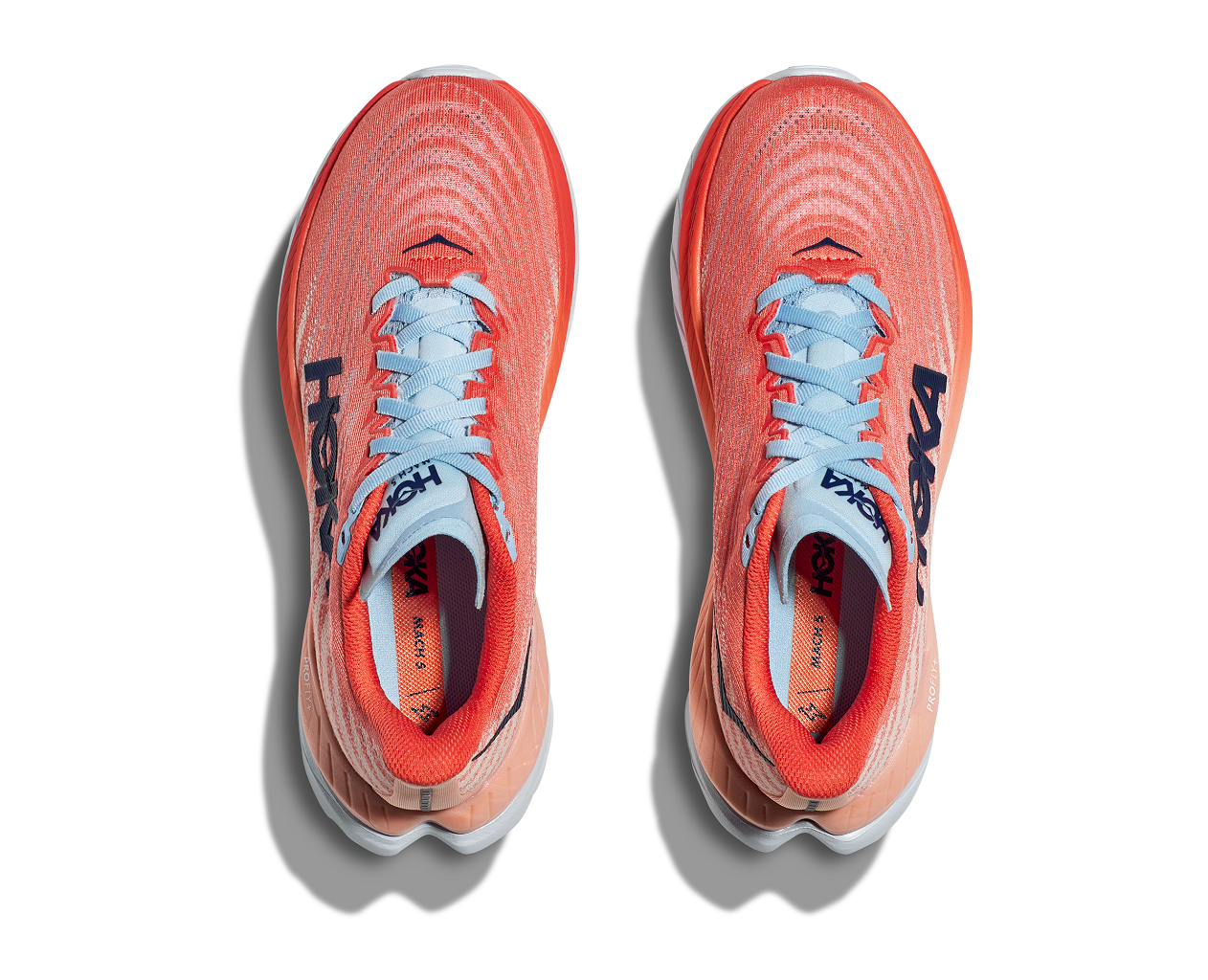 Hoka Mach 5 Peach Camellia Pfirsich