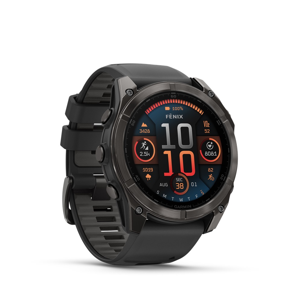 GARMIN Fenix 8 AMOLED Sapphire 51 mm Schwarz (inkl. USB-A Adapter)