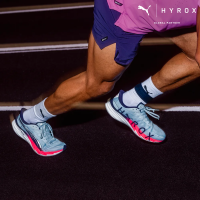 PUMA Velocity NITRO 4 - PUMA X HYROX Lucite-Pure Pink-Deep Plum-M10 - 43