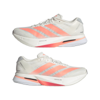 Adidas Adizero Boston 13M Off White / Lucid Orange / Grey-M11.5 - 46