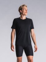 FUSION Mens Run T-Shirt black-S