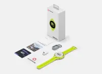 Coros Pace 4 Neon Yellow-Nylonarmband-Aluminium