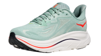 HOKA Clifton 10 - Herren SAGE / NEON FLAME-M8.5 - 42