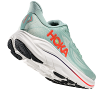HOKA Clifton 10 - Herren SAGE / NEON FLAME-M8.5 - 42