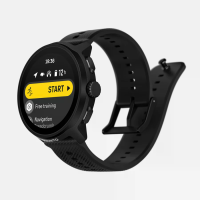 Suunto Run All Black-Silikonarmband inkl. USB-A Adapter