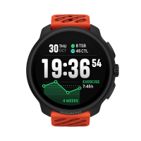 Suunto Race 2 Edelstahlgehäuse-Coral Orange inkl....