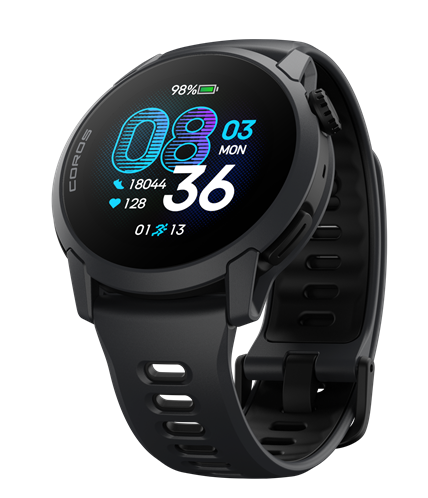 Coros Pace 4 Schwarz-Silikonarmband-Standard