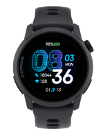 Coros Pace 4 Schwarz-Silikonarmband-Standard