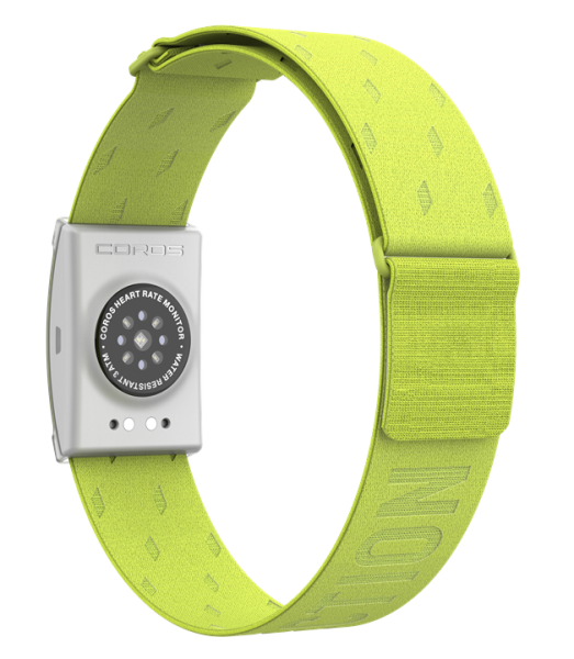 COROS Heart Rate Monitor Lime -S-M (18-32cm) inkl. USB-A Adapter