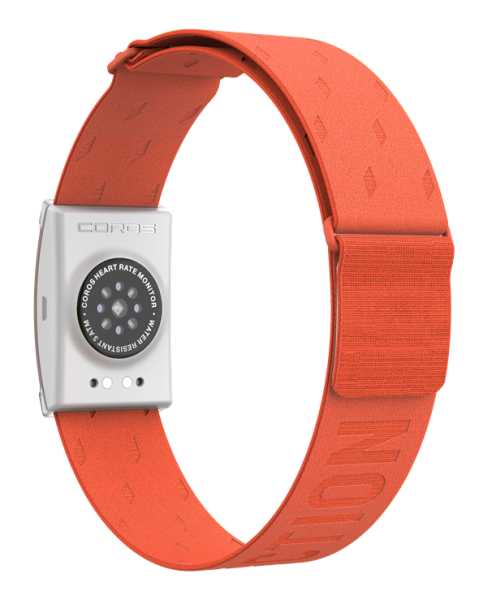 COROS Heart Rate Monitor Orange-S-M (18-32cm) inkl. USB-A Adapter
